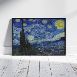 Póster Vincent Van Gogh, La Noche Starry