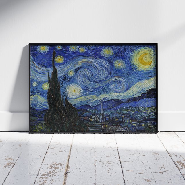 Póster Vincent Van Gogh, La Noche Starry (Subido por el creador)