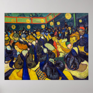 Póster Vincent van Gogh - La sala de baile en Arlés