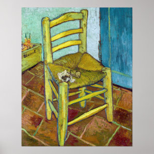 Póster Vincent van Gogh - La silla de Van Gogh