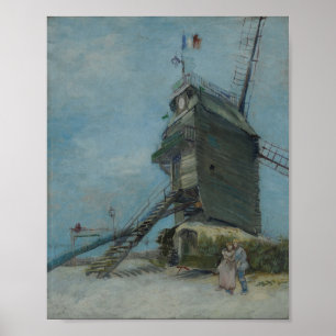 Póster Vincent van Gogh - Le Moulin de la Galette
