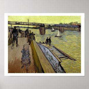Póster Vincent van Gogh   Le Pont de Trinquetaille Arles