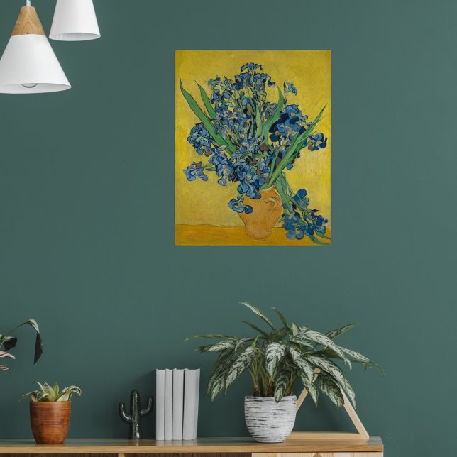 Póster Vincent Van Gogh Lirios (Salón 1)