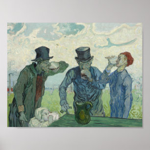Póster Vincent van Gogh - Los Bebidores