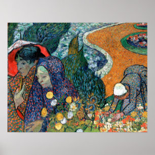 Póster Vincent van Gogh Memory of the Garden at Etten