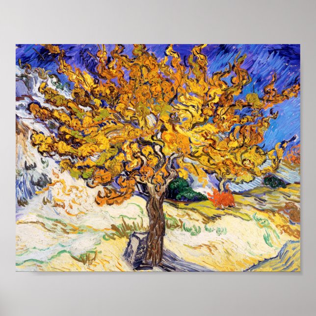 Póster Vincent Van Gogh Mulberry Tree Bella Artes (Frente)