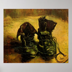 Póster Vincent van Gogh - Naturaleza muerta con un par de
