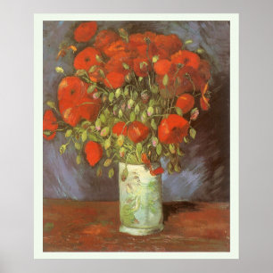 Póster Vincent van Gogh Naturaleza muerta Jarrón con amap