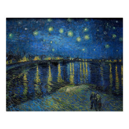 Póster Vincent van Gogh - Noche estrellada sobre el Ródan