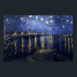 Póster Vincent van Gogh - Noche estrellada sobre el Ródan<br><div class="desc"></div>