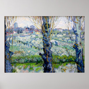 Póster Vincent van Gogh - Orchard en Blossom