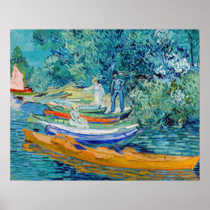 Póster Vincent van Gogh - Orilla del Oise en Auvers