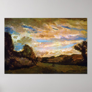 Póster Vincent Van Gogh - Paisaje con el Bella Artes Dune