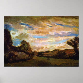 Póster Vincent Van Gogh - Paisaje con el Bella Artes Dune