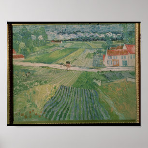 Póster Vincent van Gogh Paisaje en Auvers
