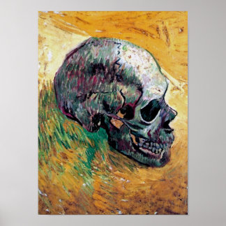 Póster Vincent Van Gogh - Perfil del cráneo - Bella Artes