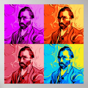 Póster Vincent Van Gogh Pop Art