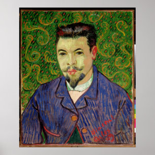 Póster Vincent van Gogh   Portrait of Dr. Felix Rey, 1889