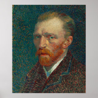 Póster Vincent Van Gogh, Primavera autorretrato 1887
