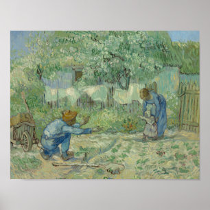Póster Vincent van Gogh - Primeros pasos, después de Mill