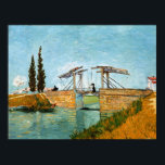 Póster Vincent van Gogh - Puente Langlois en Arles #3<br><div class="desc">El puente Langlois en Arles - Vincent van Gogh,  Oil on Canvas,  1888,  Arles</div>