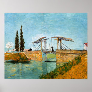 Póster Vincent van Gogh - Puente Langlois en Arles #3