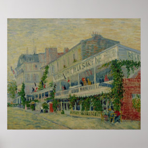 Póster Vincent van Gogh   Restaurante de la Sirene