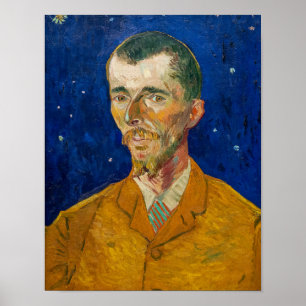 Póster Vincent Van Gogh - Retrato de Eugene Boch, Arles