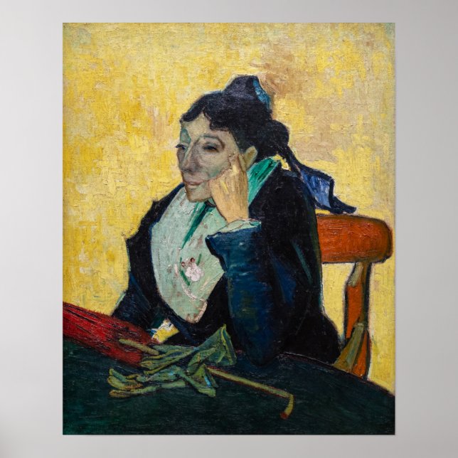 Póster Vincent Van Gogh - Retrato de Madame Ginoux (Frente)