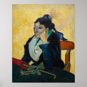 Póster Vincent Van Gogh - Retrato de Madame Ginoux