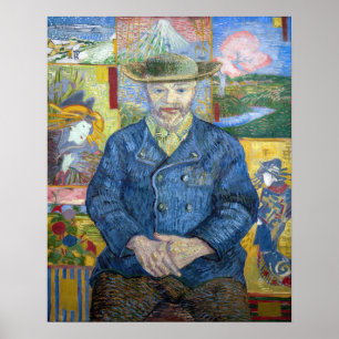 Póster Vincent van Gogh - Retrato de Pere Tanguy