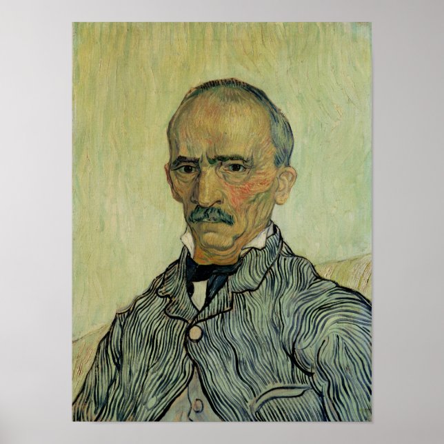 Póster Vincent van Gogh | Retrato del Superintendente (Frente)