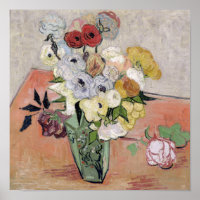 Vincent van Gogh | Rosas y anémonas, 1890