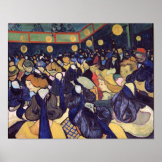 Póster Vincent Van Gogh - Salón De Baile En Arles
