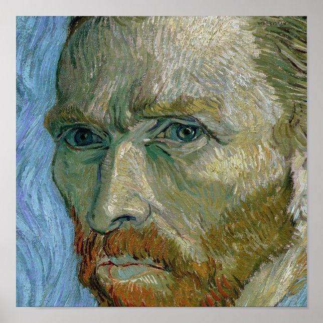 Póster Vincent van Gogh | Self Portrait, 1889 (Frente)
