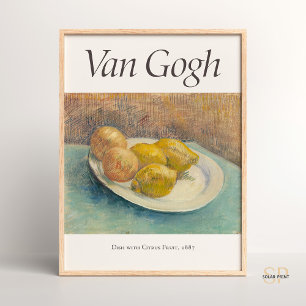 Póster Vincent van Gogh sigue con la vida de los leones e