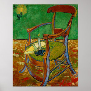 Póster Vincent van Gogh - Silla de Paul Gauguin