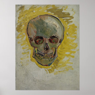 Póster Vincent van Gogh Skull GalleryBella Artes HD