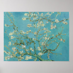 Póster Vincent van Gogh, Sprig of Flowering Almond