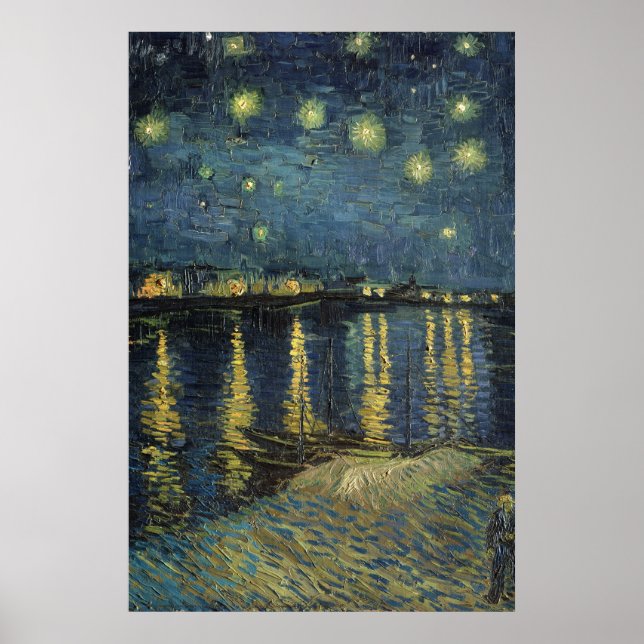 Póster Vincent van Gogh | Starry Night Over the Rhone (Frente)