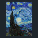 Póster Vincent Van Gogh Starry Night Vintage Bella Artes<br><div class="desc">Vincent Van Gogh Starry Night Vintage Bella Artes Poster</div>