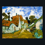 Póster Vincent van Gogh: Street in Auvers-sur-Oise<br><div class="desc">Artists: Vincent van Gogh.
Street in Auvers-sur-Oise; Village Street; Road at Auvers.
1890.</div>