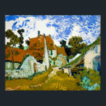 Póster Vincent van Gogh: Street in Auvers-sur-Oise<br><div class="desc">Artists: Vincent van Gogh.
Street in Auvers-sur-Oise; Village Street; Road at Auvers.
1890.</div>