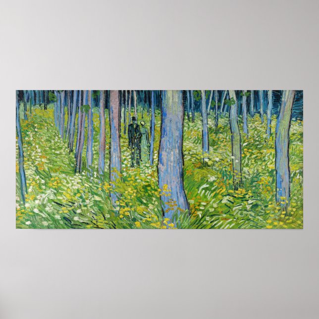 Póster Vincent van Gogh - Subcrecimiento con dos figuras (Frente)