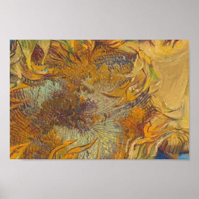 Póster Vincent van Gogh - Sunflowers (Frente)