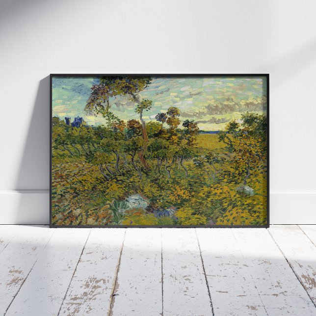 Póster Vincent Van Gogh, Sunset En Montmajour (Subido por el creador)