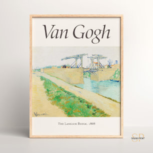 Póster Vincent van Gogh The Langlois Bridge at Arles Art