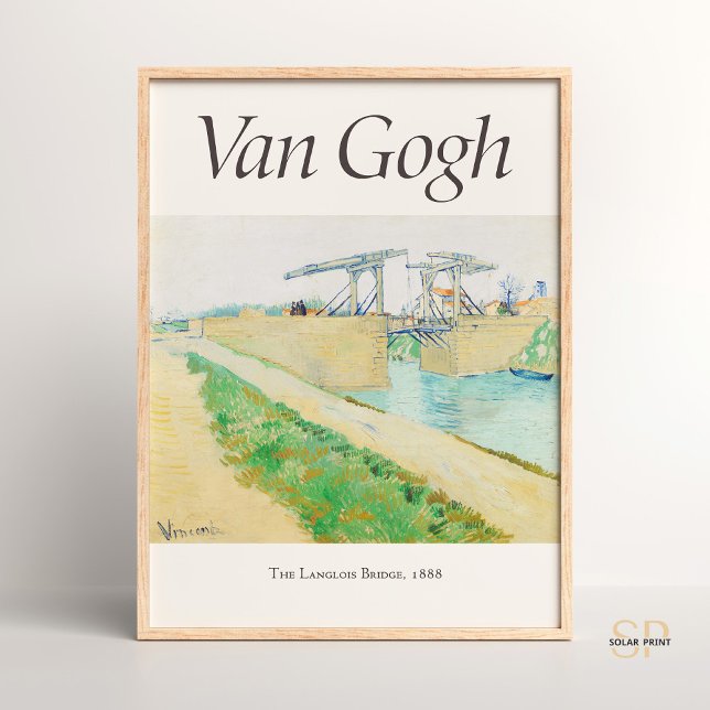 Póster Vincent van Gogh The Langlois Bridge at Arles Art (Subido por el creador)