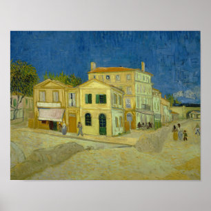 Póster Vincent van Gogh - The Yellow House (`La calle')