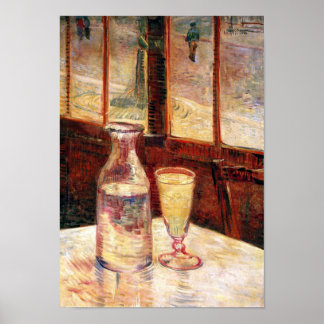 Póster Vincent Van Gogh - Todavía la vida con Absinthe